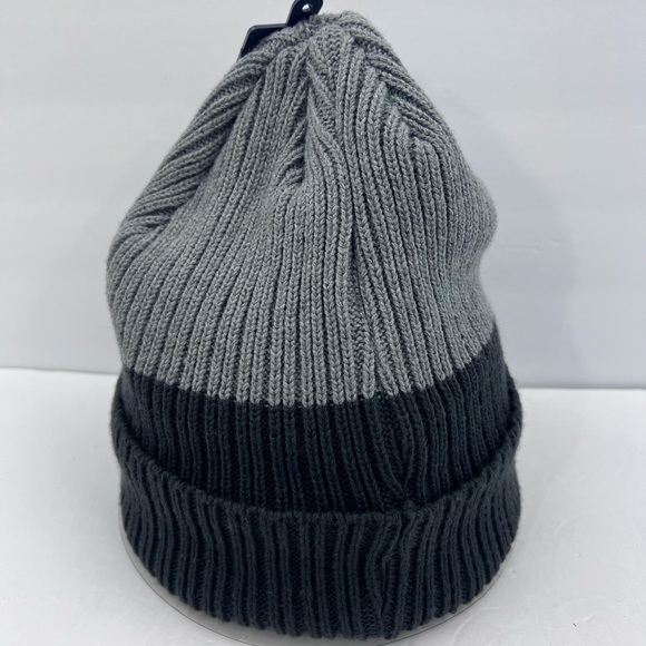 RAINFOREST BEANIE HAT, GREY & CHARCOAL, LINED WITH FLEECE FOR WARMTH, UNISEX - Picture 3 of 16